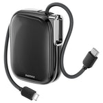 REMAX FP-38 10000mAh Power Bank QC 22.5W Fast Charging Portable Charger with Built-in Cable