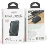 YESIDO YP83 20000mAh Powerbank Digital Display 22.5W Snabbladdande Bärbar Laddare