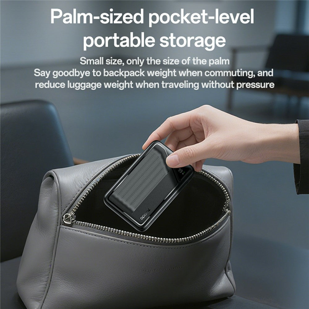 YESIDO YP83 20000mAh Powerbank Digital Display 22.5W Snabbladdande Bärbar Laddare