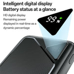 YESIDO YP81 20000mAh Power Bank Digital Display 2.4A Fast Charging Portable Charger with 2 USB + 1 Type C Ports
