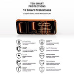 T92 Bærbart Battericover til iPhone 17 Pro 5000mAh Powerbank Beskyttelsescover med Stander