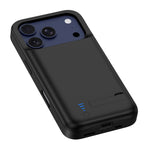 T92 Bærbart Battericover til iPhone 17 Pro 5000mAh Powerbank Beskyttelsescover med Stander