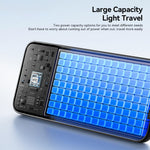 ESSAGER Digital Display 20000mAh Power Bank with Type-C + iP Cables 22.5W Fast Charging Battery Pack