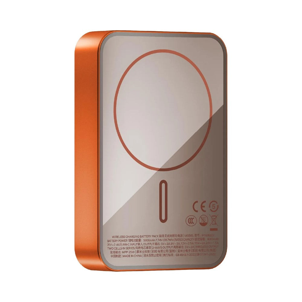 MOMAX 1-Power Q.Pass2 Qi2.2 25W magnetisk trådlös powerbank för iPhone 12–17-serien 10000mAh snabbladdningsbatteri