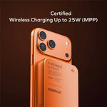 MOMAX 1-Power Q.Pass2 Qi2.2 25W magnetisk trådlös powerbank för iPhone 12–17-serien 10000mAh snabbladdningsbatteri