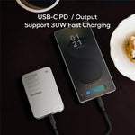 MOMAX 1-Power Q.Pass2 Qi2.2 25W magnetisk trådlös powerbank för iPhone 12–17-serien 10000mAh snabbladdningsbatteri