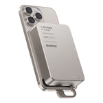 MOMAX 1-POWER F.PASS+ 20000mAh Magnetic Power Bank with Hidden USB-C Cable Portable Fast Charging Charger