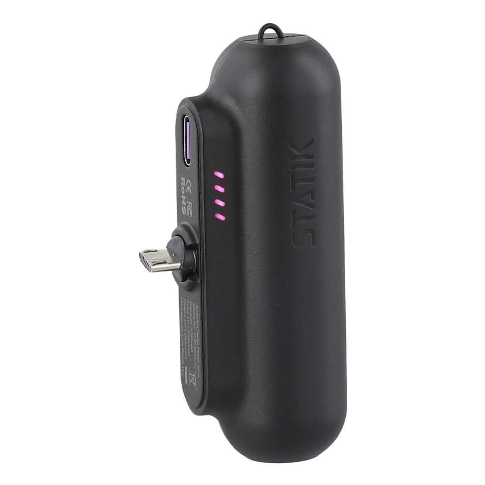 PUP-0373-V2 3200mAh Mini Power Bank Portable Charger with iP + Micro + Type-C Magnetic Connectors