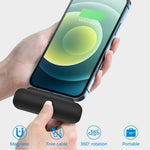 PUP-0373-V2 3200mAh Mini Power Bank Portable Charger with iP + Micro + Type-C Magnetic Connectors