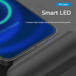 PUP-0373-V2 3200mAh Mini Power Bank Portable Charger with iP + Micro + Type-C Magnetic Connectors