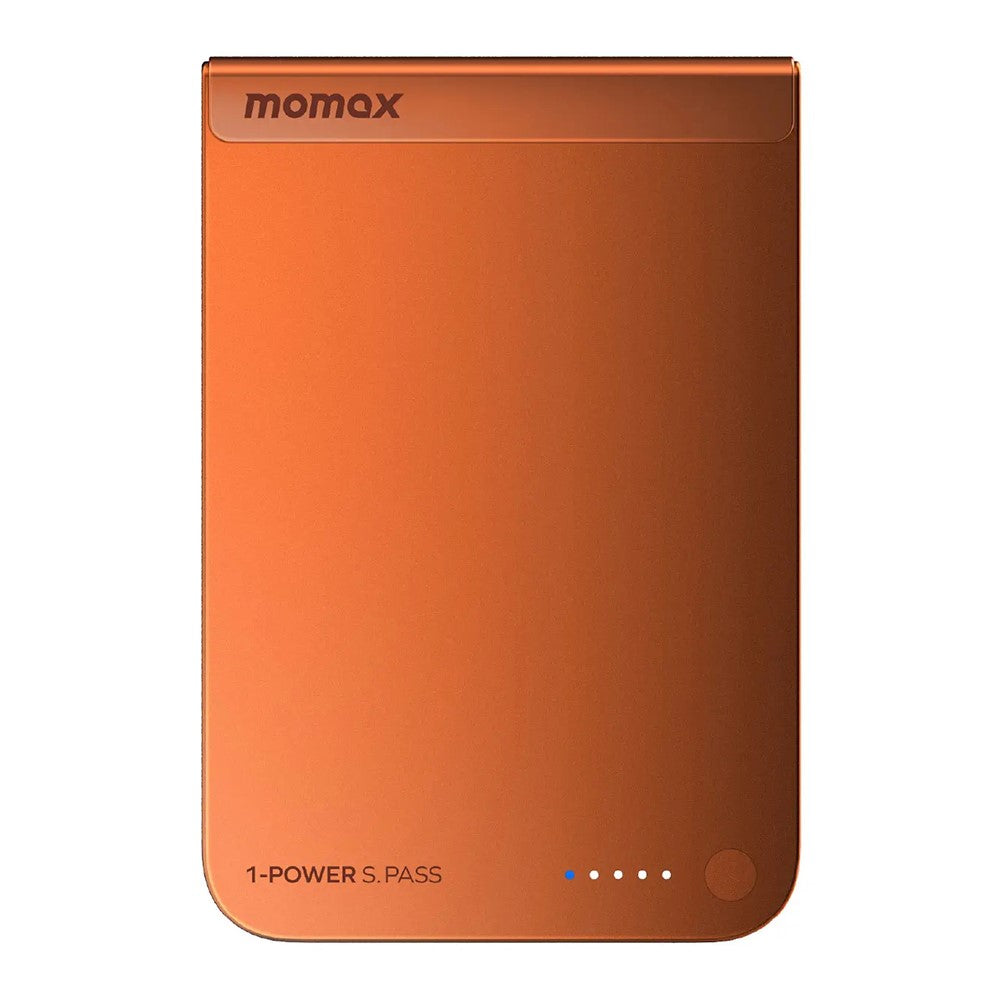 MOMAX 1-Power S.Pass 5000mAh Qi2 Magnetic Wireless Battery Pack Power Bank Portable Phone Charger
