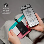 MOMAX 1-Power Badge+ Power Bank Wireless Tracker 2510mAh Smart Locator with Flashlight