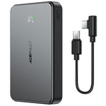 ACEFAST M31-10000 22.5W Magnetisk Snabbladdningsbar Powerbank med Kabel 10000mAh Bärbar mobilladdare