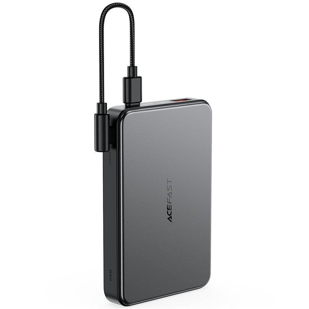 ACEFAST M31-10000 22.5W Magnetisk Snabbladdningsbar Powerbank med Kabel 10000mAh Bärbar mobilladdare