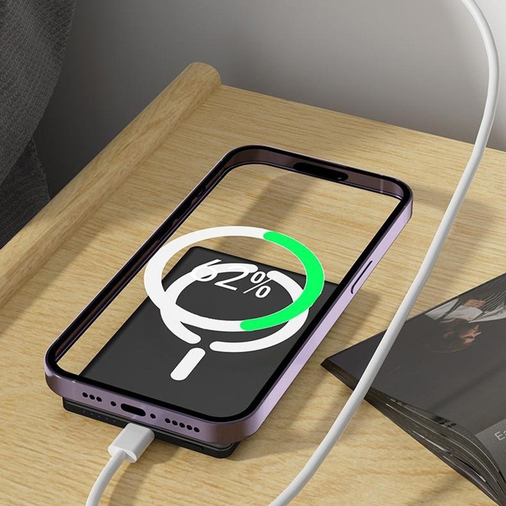 C22 5000mAh Magnetic Wireless Power Bank 15W Fast Charging Portable Charger for Travel Outdoor