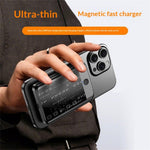 AI1 Mobil AI-oversætter Bærbar Powerbank 5000mAh Semi Solid State Batteri 15W Trådløs Opladerstation til Rejser Forretning