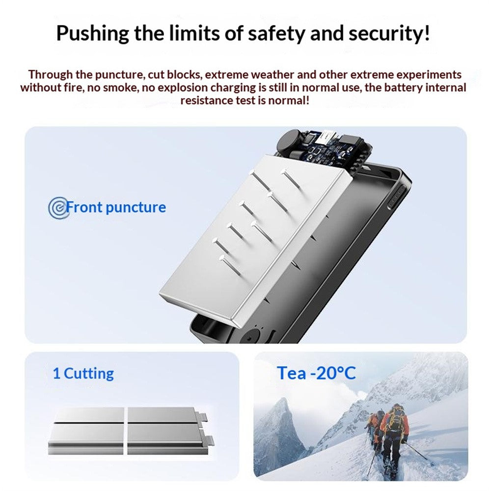 AI1 Mobil AI-oversætter Bærbar Powerbank 5000mAh Semi Solid State Batteri 15W Trådløs Opladerstation til Rejser Forretning