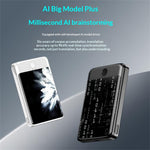 AI1 Mobil AI-oversætter Bærbar Powerbank 5000mAh Semi Solid State Batteri 15W Trådløs Opladerstation til Rejser Forretning