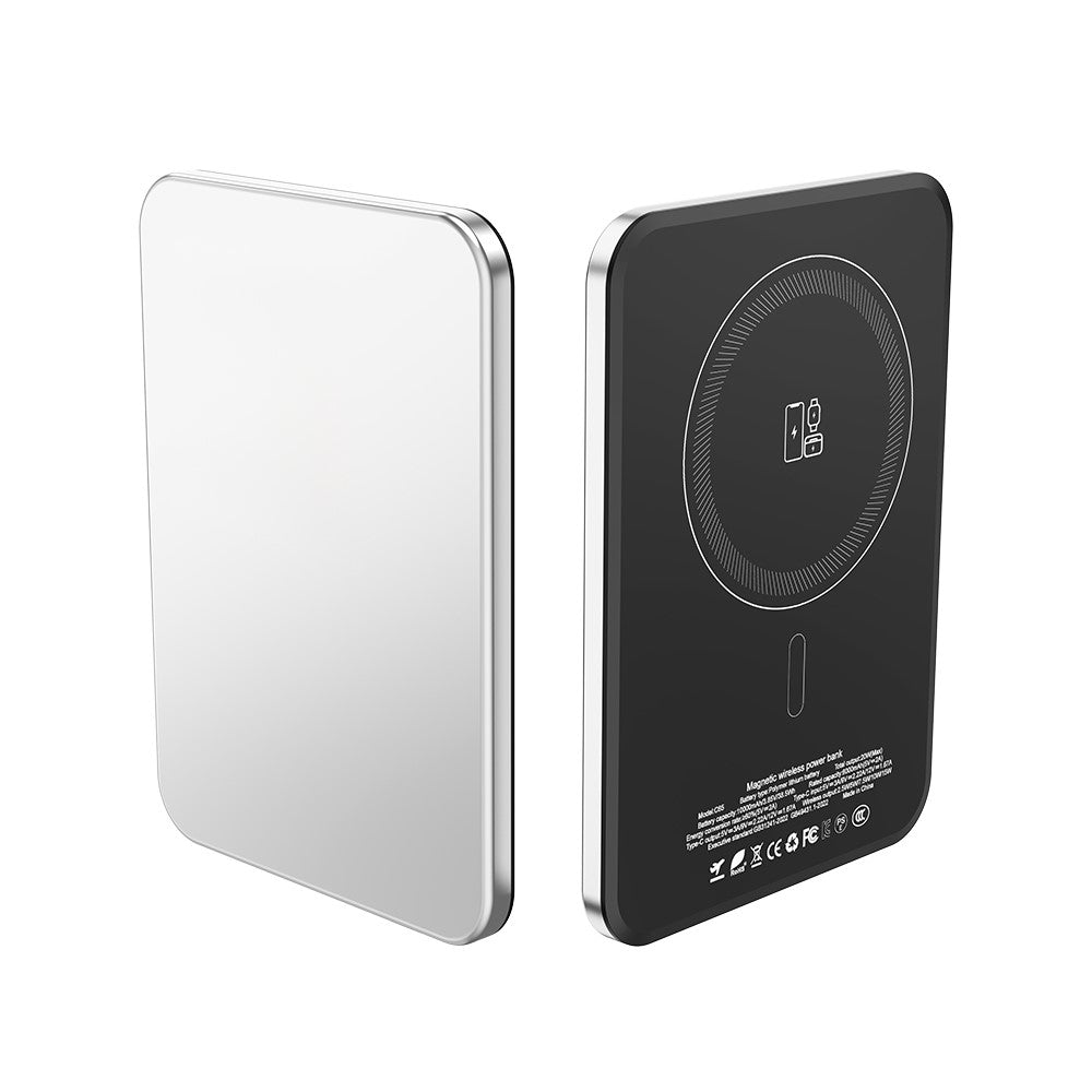 C70 5000mAh Ultra Slim Magnetic Power Bank 15W Dual Cooling Compatible with MagSafe Wireless Charger