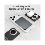 C70 5000mAh Ultra Slim Magnetic Power Bank 15W Dual Cooling Compatible with MagSafe Wireless Charger