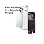 C70 5000mAh Ultra Slim Magnetic Power Bank 15W Dual Cooling Compatible with MagSafe Wireless Charger