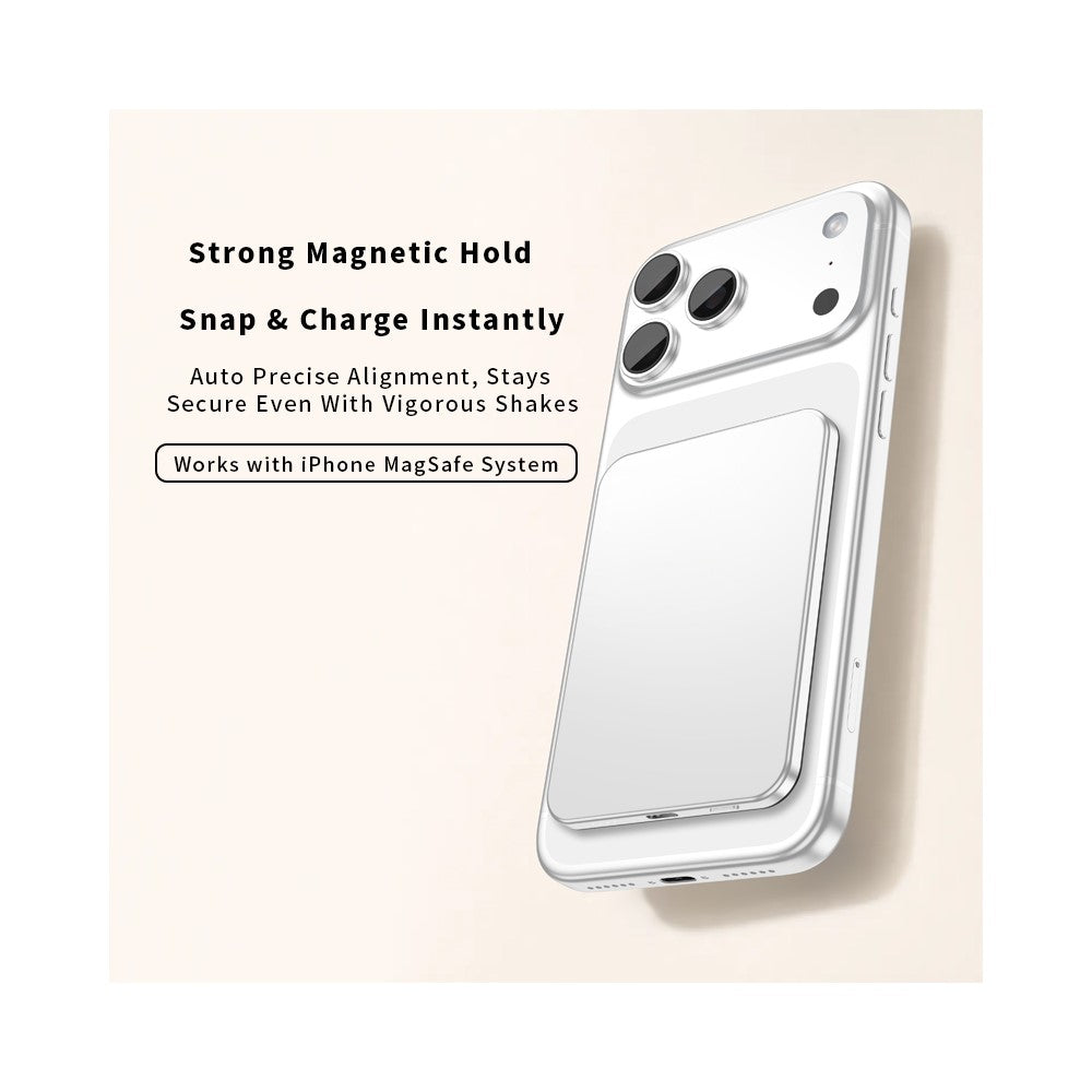 C70 5000mAh Ultra Slim Magnetic Power Bank 15W Dual Cooling Compatible with MagSafe Wireless Charger