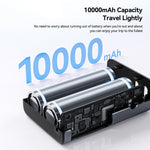 ESSAGER ES-D026 45W Smart Display 10000mAh Power Bank TFT Screen Built-in Type-C Cable 45W Fast Charging Charger