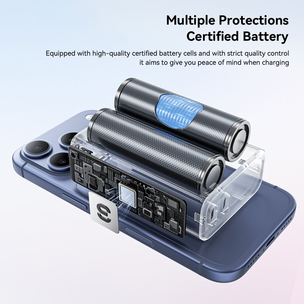 ESSAGER ES-D026 45W Smart Display 10000mAh Power Bank TFT Screen Built-in Type-C Cable 45W Fast Charging Charger