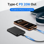 C0525 5000mAh Magnetic Wireless Power Bank 15W Fast Charging Portable Charger External Battery Pack