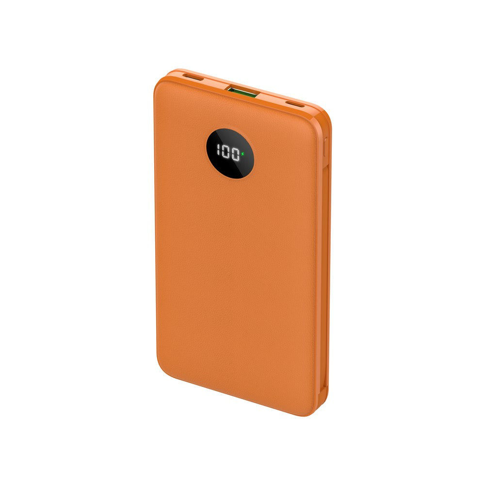 C1029 Power Bank 10000mAh 22.5W Fast Charging Built-in Cables LED Display Portable Charger