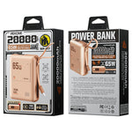 WEKOME WP-117 20000mAh Power Bank PD 65W Fast Charging Battery Pack with Built-in Type-C Cable