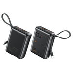 WEKOME WP-117 20000mAh Power Bank PD 65W Fast Charging Battery Pack with Built-in Type-C Cable