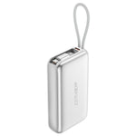 ACEFAST M32-10000 Power Bank 10000mAh PD 35W Fast Charging Portable Charger with Built-in Retractable USB-C Cable
