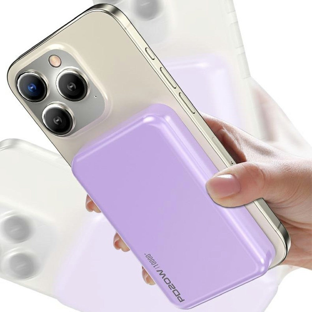 WEKOME W36P 10000mAh Magnetisk Trådløs Powerbank 20W PD Hurtigopladende Bærbar Oplader