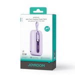 JOYROOM JR-L012 22.5W Fast Charging Power Bank 10000mAh Portable Charger Mini External Battery Pack Built-in iP+Type-C Cables