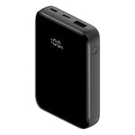 C1018A 5V 2,4A 10000mAh Power Bank med digitalt display Bærbar Telefonoplader Mini Eksternt Batteri med USB-A / Type-C Udgang