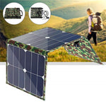 40W 3 Sammenfoldelige Solpaneler IP65 Vandafvisende Bærbar Camouflage Soloplader til Camping, Vandring, Rejser
