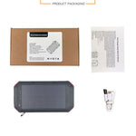 ES983S Solar Power Bank 30000mAh Portable Charger 18W Fast Charging Wireless Charger with Flashlight