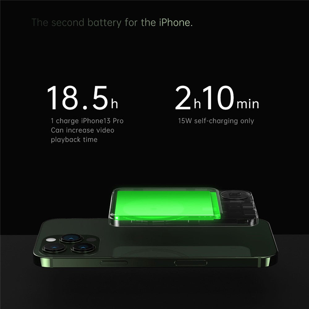 Q9 PD 20W 10000mAh Powerbank Bärbar 15W Magnetisk Trådlös Laddare Kompatibel med MagSafe