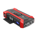 ABS Car Jump Starter 12V 89800mAh Car Emergency Starter 4 USB Power Supply with Light for Gas / Diesel Engine Vehicles