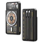 REMAX RPP-580 Walking Phantom 20W + 22.5W Kablet Magnetisk Trådløs Oplader Powerbank 10000mAh Ekstern Batteripakke