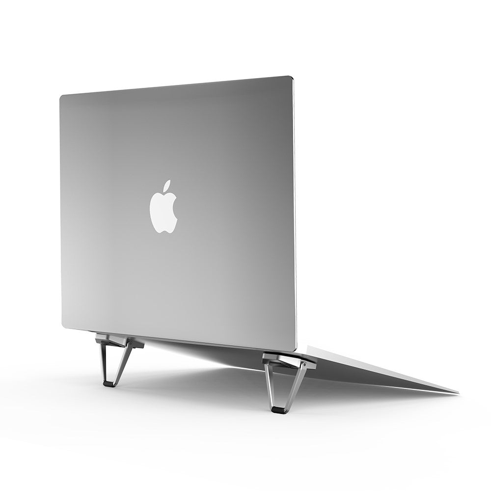PTAZ40 Shield Shape Foldable Laptop Stand Desk Laptop Riser for MacBook Air Pro HP Lenovo