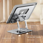 YY-J18 Heat Dissipation Hollow Tablet Stand 360 Degree Rotatable Foldable Phone Bracket