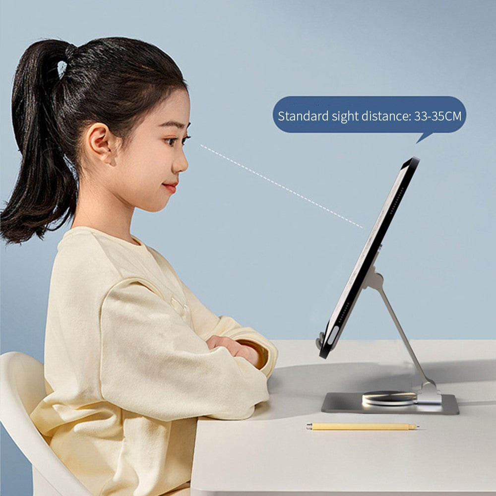 YY-022 Desktop Phone Tablet Holder Stand 360-Degree Rotatable Aluminum Alloy Bracket
