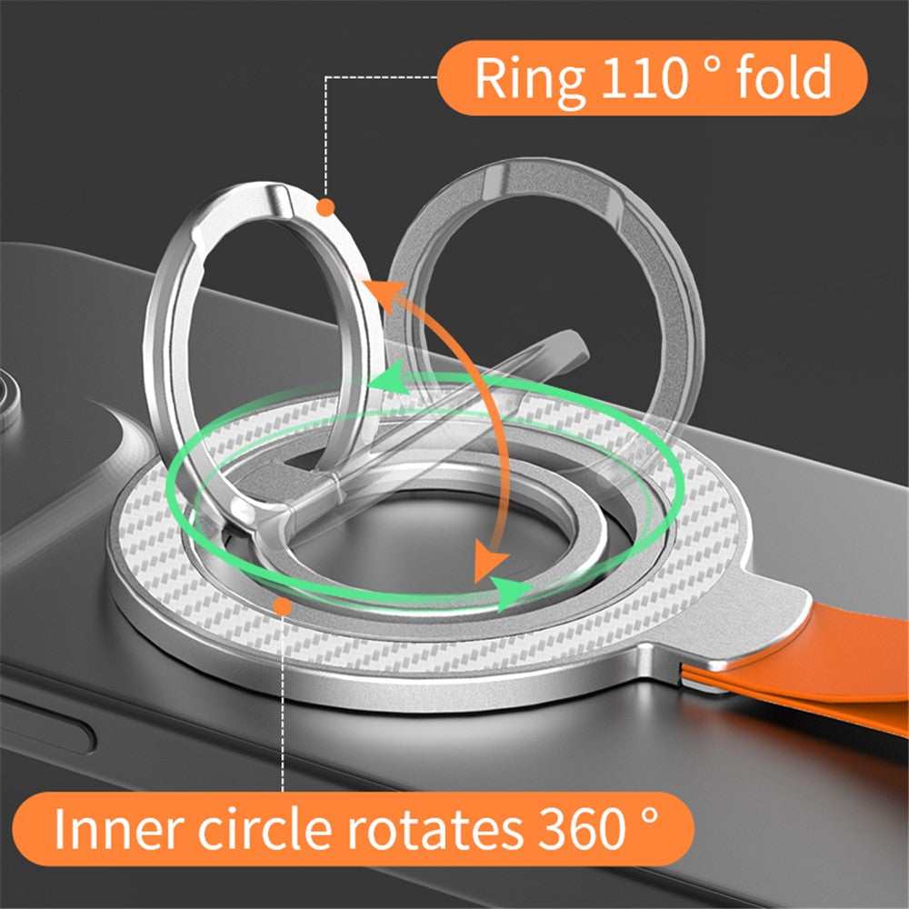 Magnetic Phone Ring Holder Cell Phone Finger Grip Strap Kickstand