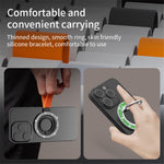 Magnetic Phone Ring Holder Glittery Finger Grip Phone Back Kickstand