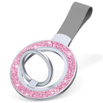 Magnetic Phone Ring Holder Glittery Finger Grip Phone Back Kickstand
