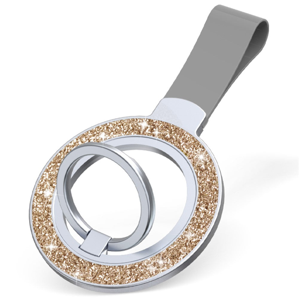 Magnetic Phone Ring Holder Glittery Finger Grip Phone Back Kickstand