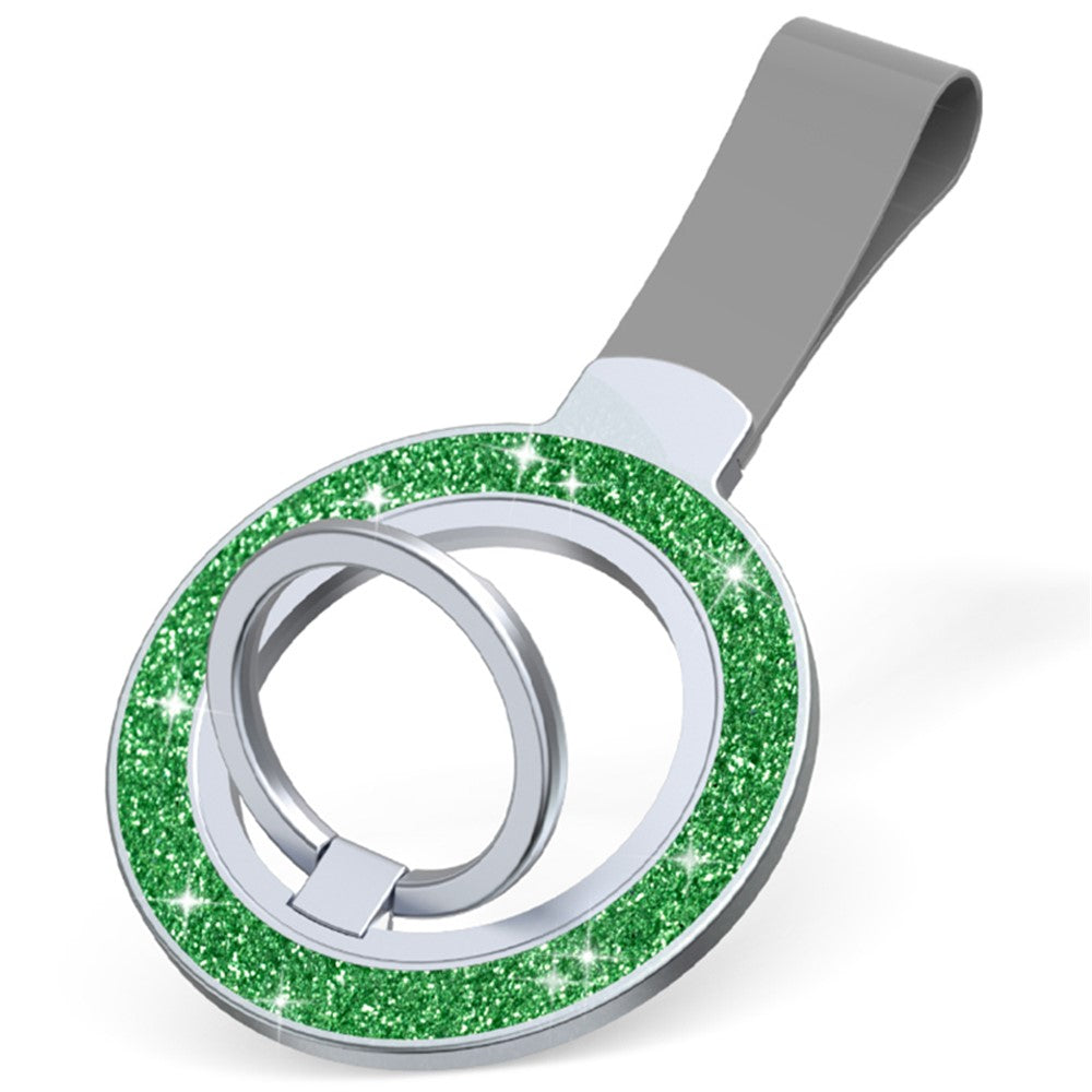 Magnetic Phone Ring Holder Glittery Finger Grip Phone Back Kickstand