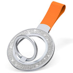 Magnetic Phone Ring Holder Glittery Finger Grip Phone Back Kickstand
